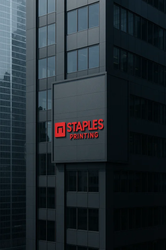 staples printing logo